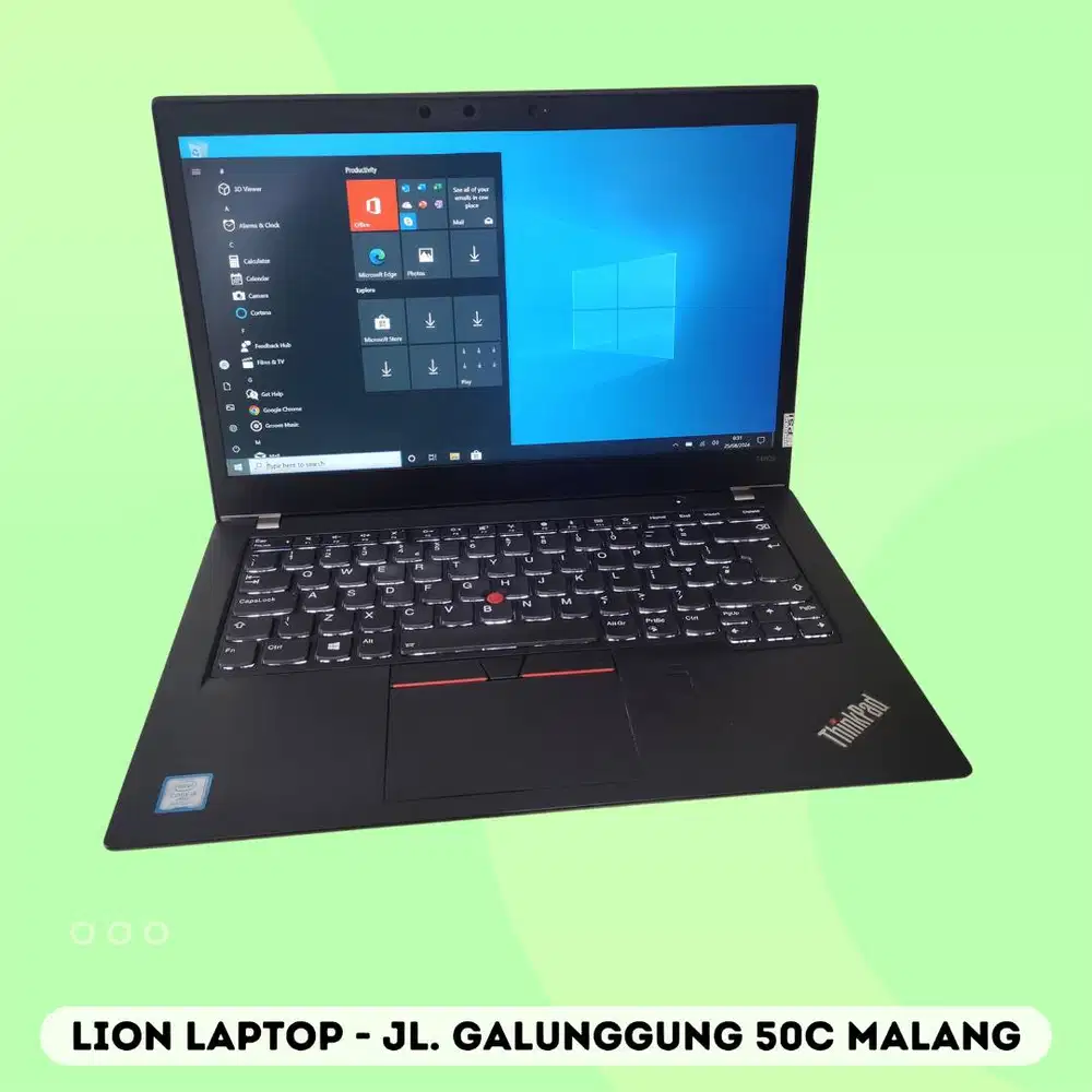 RAM 8GB Core i5 gen 8 Lenovo Thinkpad T480s SLIM [29|04]