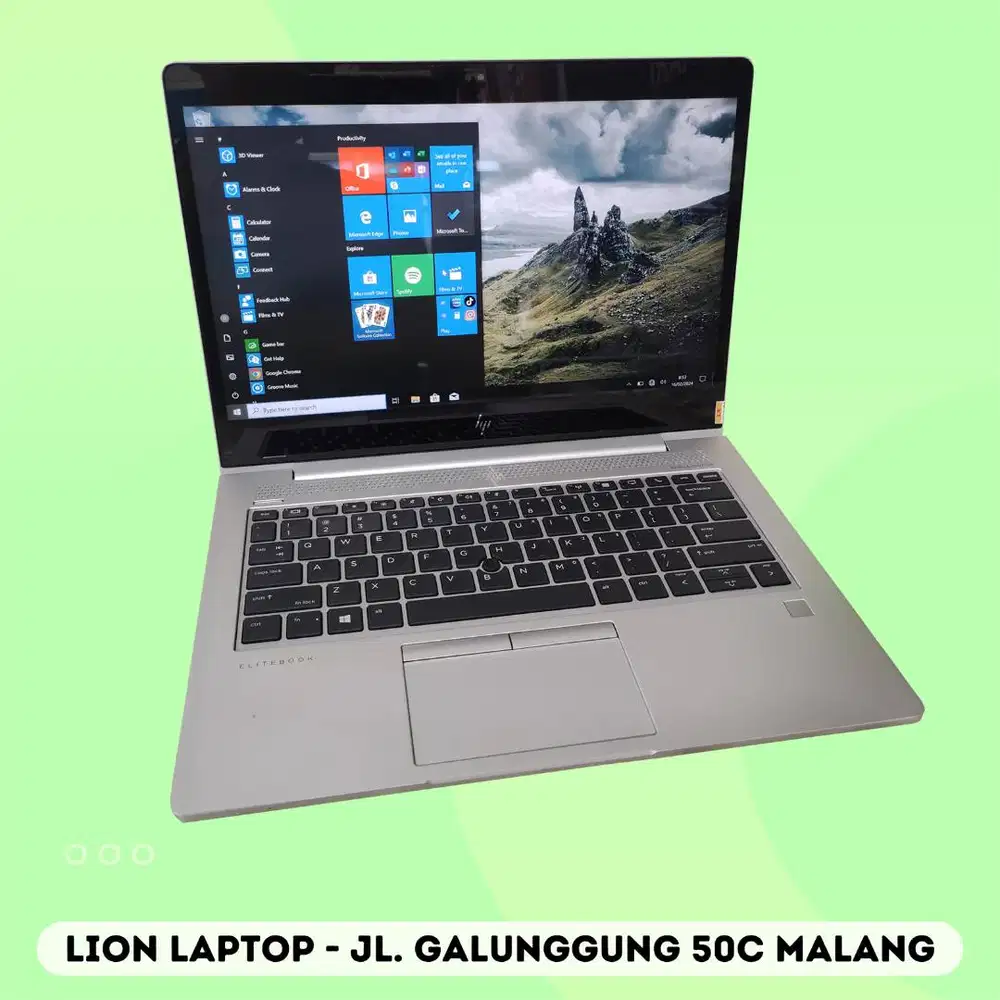 Core i7 gen 8 RAM 8GB Touchscreen Slim HP Elitebook 830 G6 [29|04]