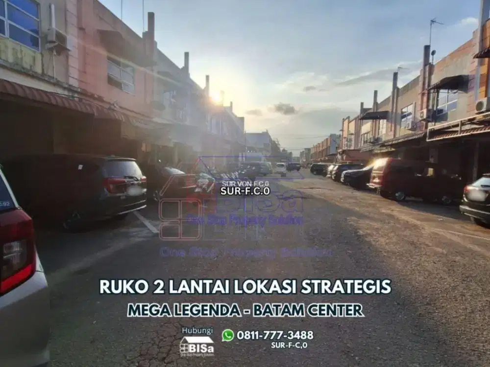 Ruko 2 Lantai Strategis di Mega Legenda Batam