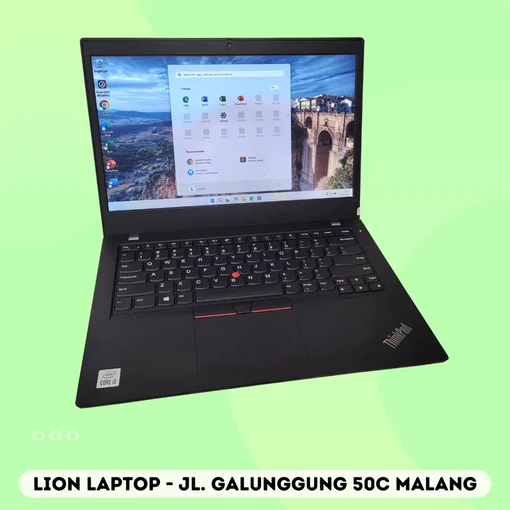i5 Gen 10 Murah RAM 8GB SSD 256GB Lenovo Thinkpad L14 [29|04]