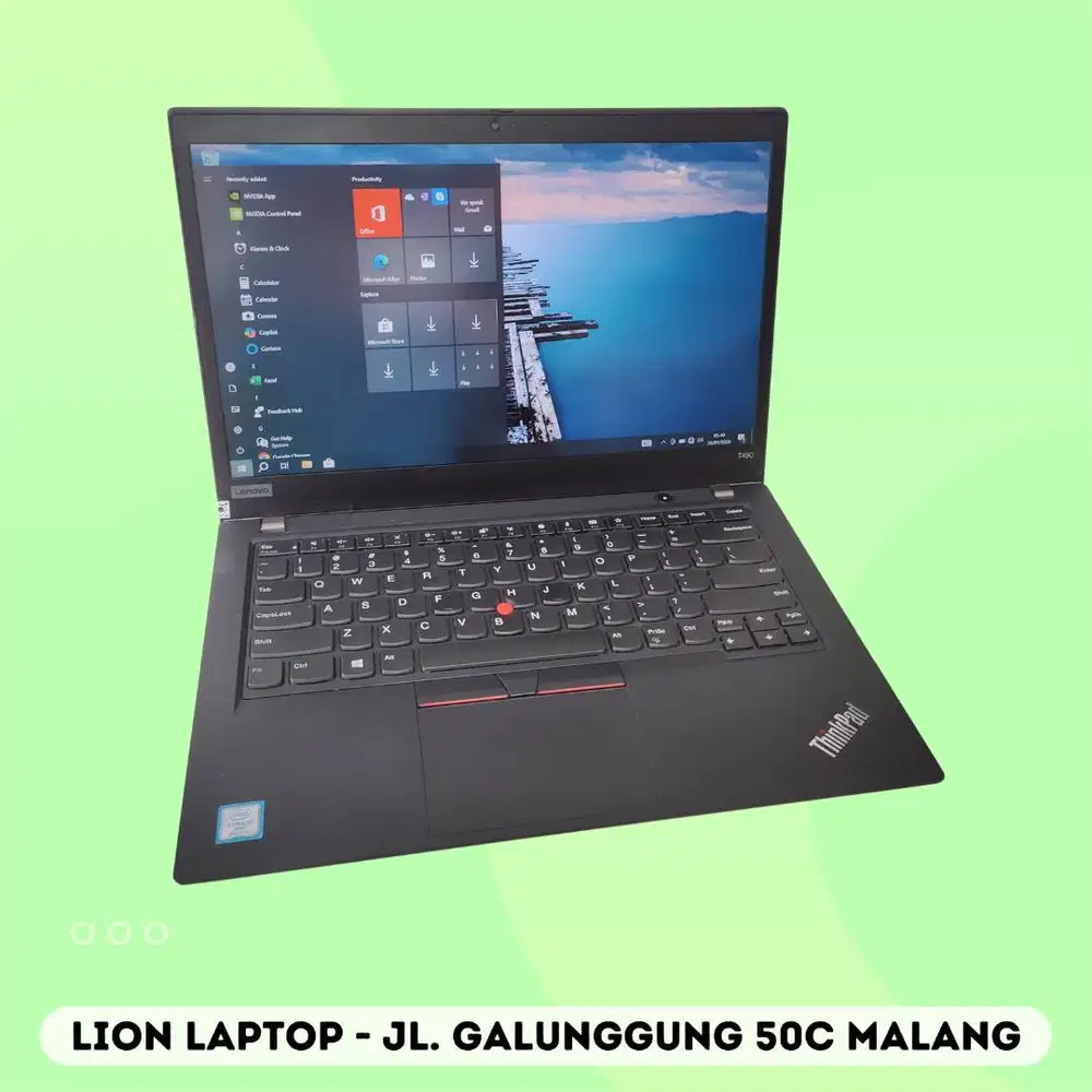 Double VGA NVIDIA Core i5 8/256 Slim Lenovo Thinkpad T490 [29|04]