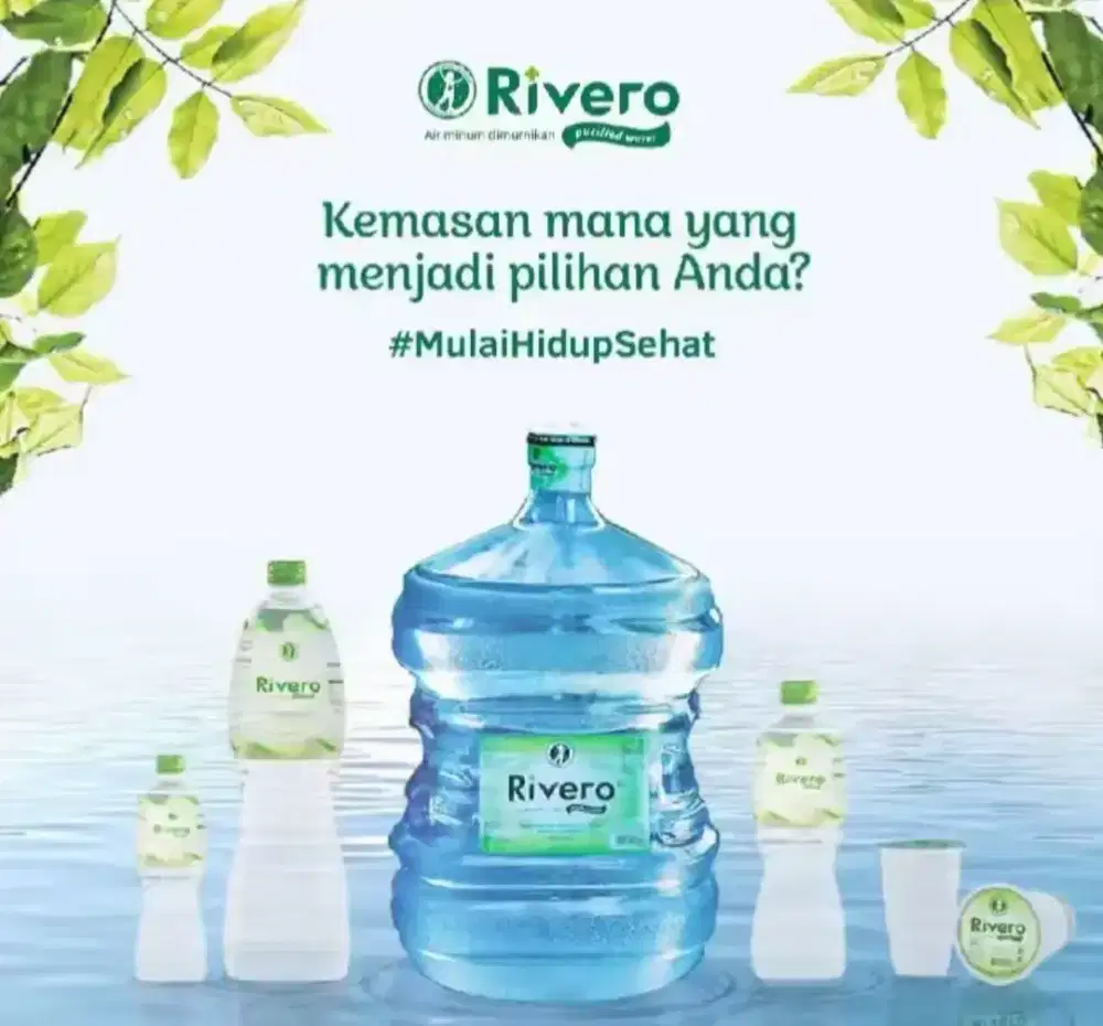Rivero air minum murni purified watter