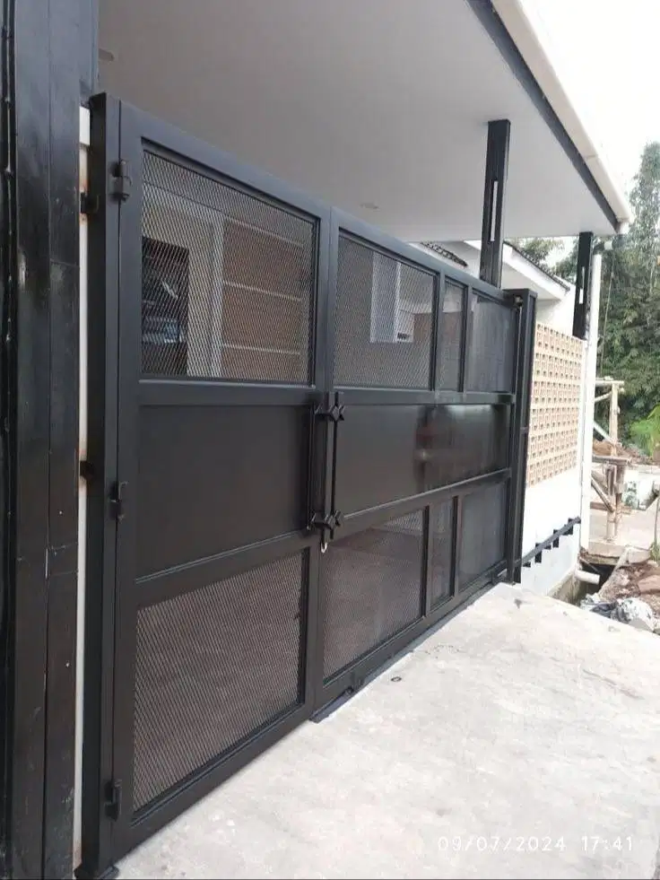 Jual pager gerbang rumah minimalis bisa custom, Bandung Cimahi