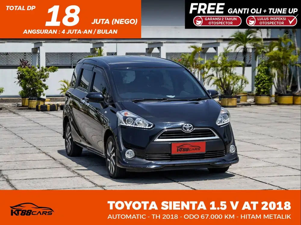 TOYOTA SIENTA V 1.5 AT 2018