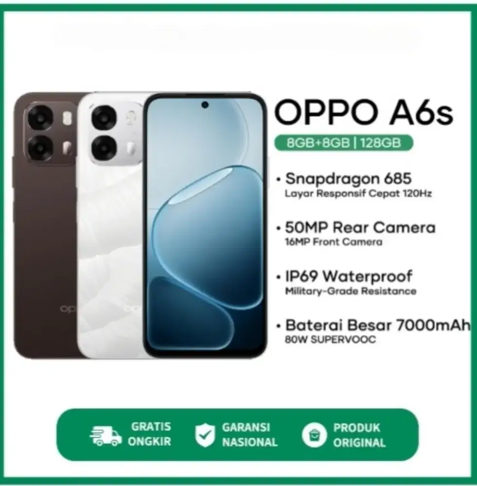 OPPO A6S 8/128GB BISA KREDIT TANPA DP SYARAT KTP SAJA