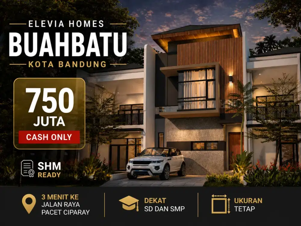 Kavling SHM Buahbatu Kota Bandung Strategis Dekat Tol