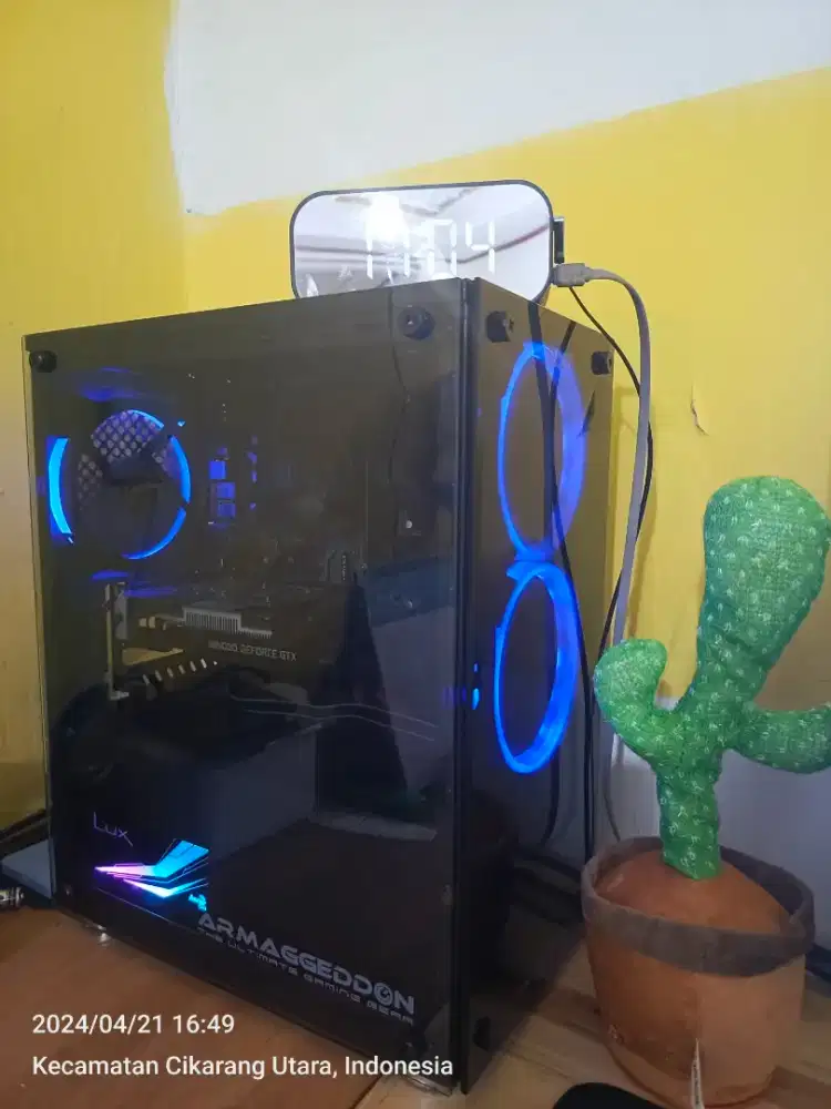 ​PC Desain/Gaming Mulus - Intel i3 Gen 10, RAM 8GB, SSD, GTX 1650