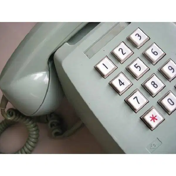 Old Vintage Green / Hijau Telephone bakelite era Japan 70'an