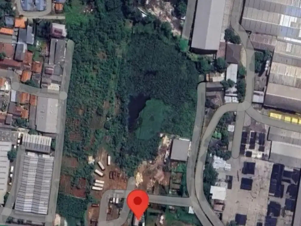 Lahan Kosong Zona Komersial Bebas Banjir Area Bantar Gebang Cocok Dibangun Gudang Pabrik