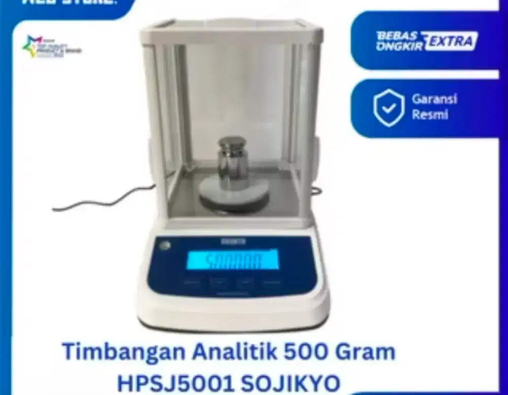 TIMBANGAN Digital Laboratorium 500 g Bergaransi Original SOJIKYO