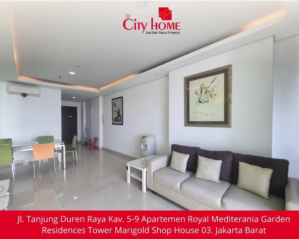 Sewa Apartemen Furnished di Central Park - Type 2 Bedroom