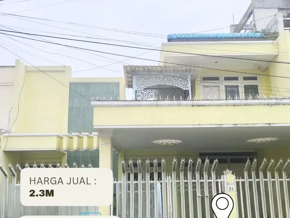 Dijual Rumah Di Area Raya Satelit dekat Sekolah Xinzhong Barat & GKA Elyon