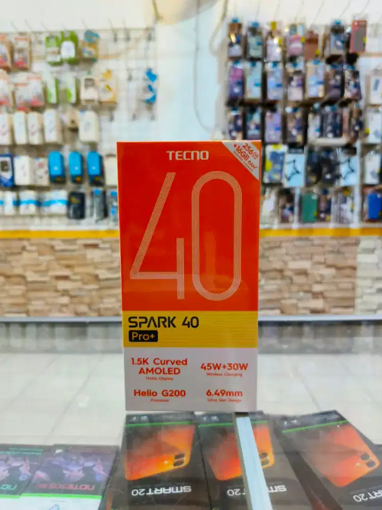 Tecno Spark 40 Pro+ 8/256 Promo terbatas bisa Kredit