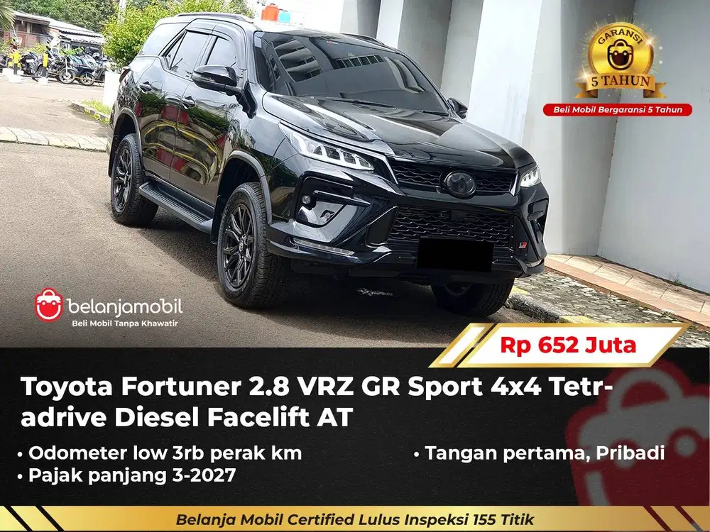 [ 4x4 ] Toyota Fortuner 2.8 VRZ GR Sport Tetradrive Diesel 2025/2026
