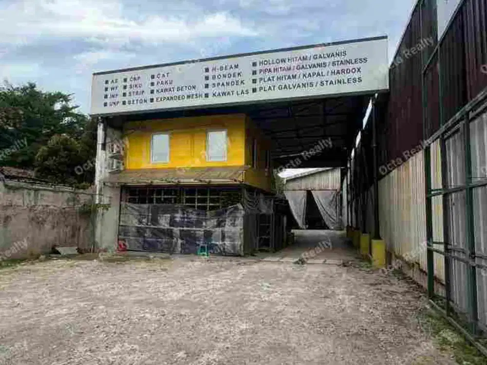 Di Sewakan Gudang + Kantor Luas 1 Hektar di Bekasi
