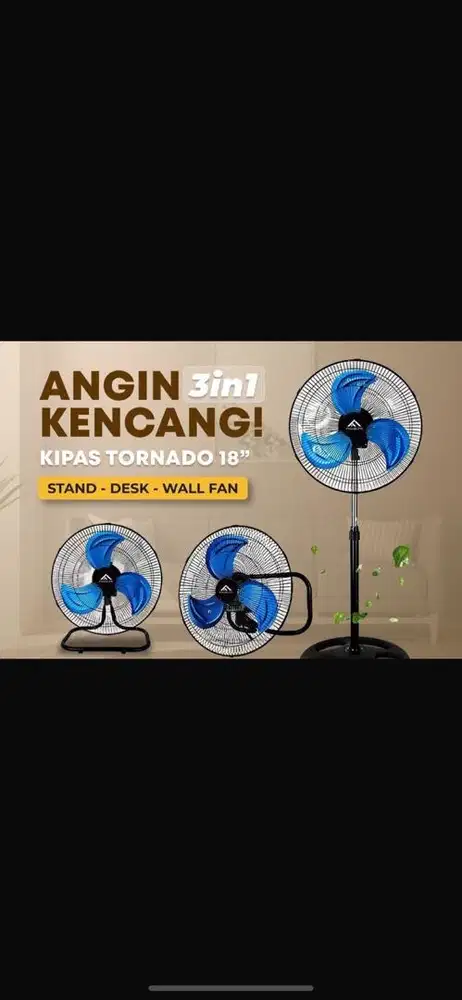 Ready Stock Kipas Angin 3 in 1