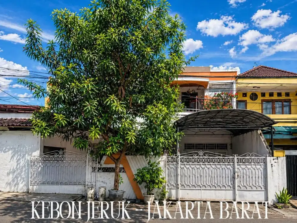 dijual rumah di kebon jeruk