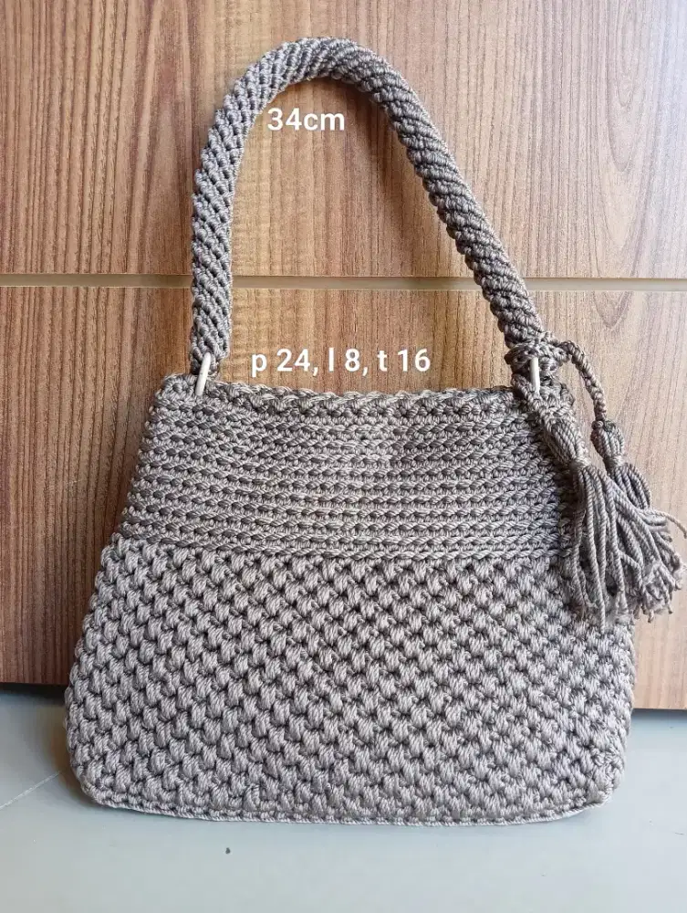 DI JUAL TAS RAJUT HANDBAG