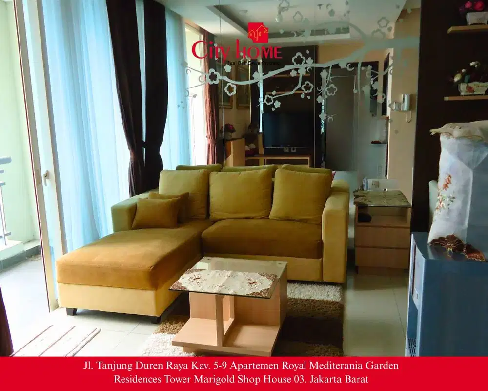 Disewakan Murah 1BR Central Park Residences Furnished, 44m² Nyaman