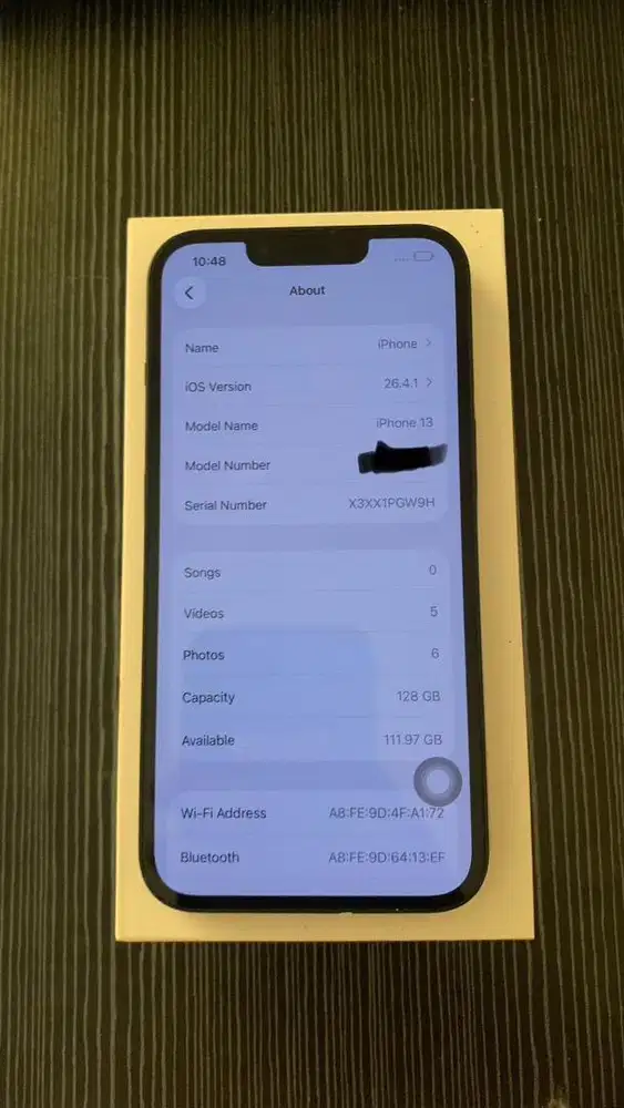 Iphone 13 138 GB Inter Midnight Blue