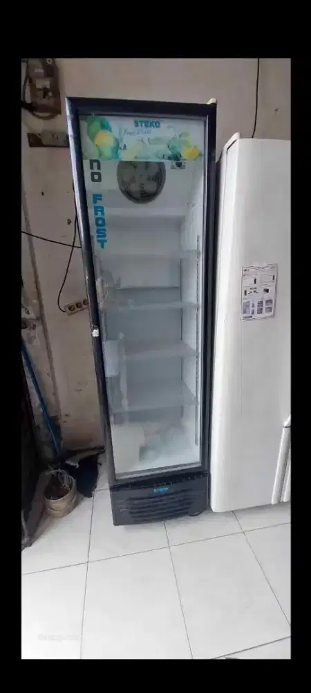 Jual butuh shocase kulkas pendingin ukuran 5 rak merk STEKO