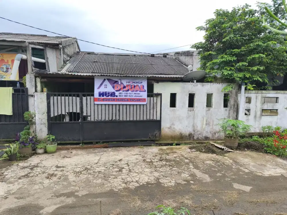 Dijual Rumah Satu Lantai di Bawah Harga Pasar, Lokasi Strategis Menuju Pusat Jakarta