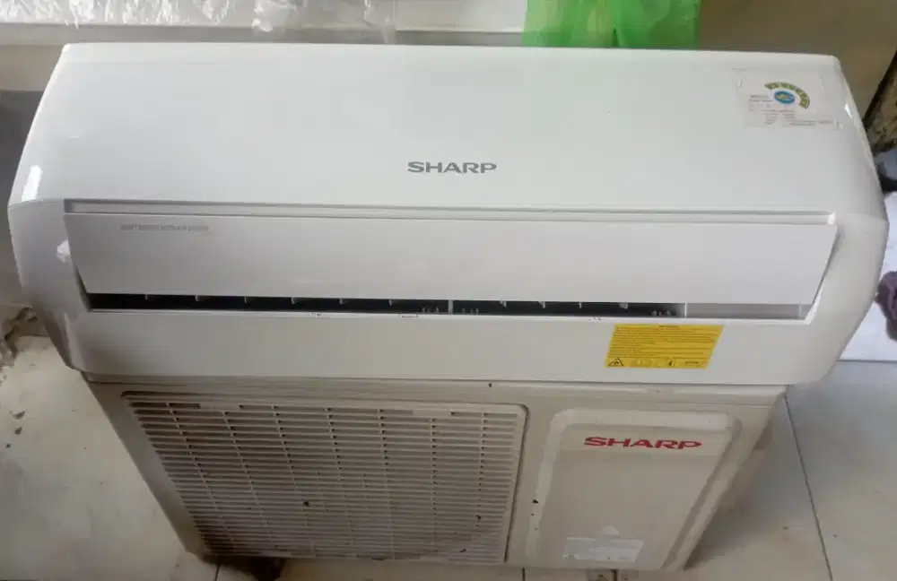 AC Sharp 1/2 PK lowaaat ORI jual + pasang