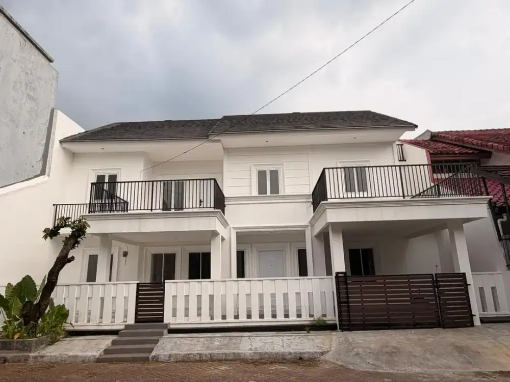 (AM) DIJUAL rumah Baru di BSD villa melati mas tangsel cluster paling depan, dekat gerbang cluster.