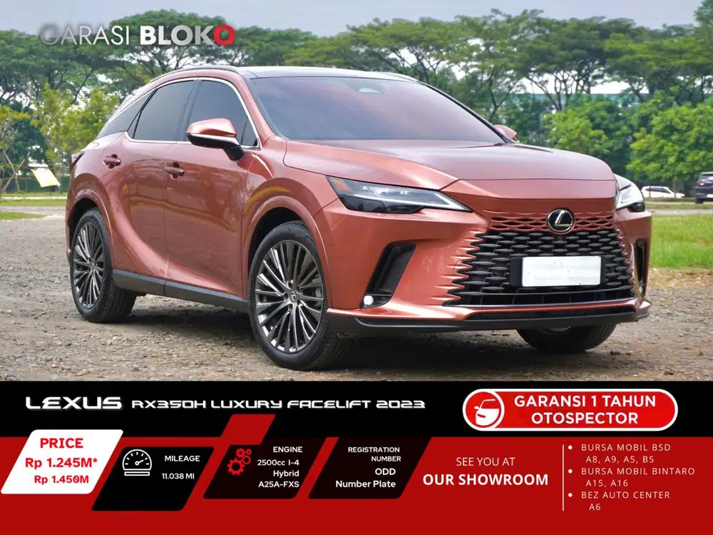 Lexus RX350h Hybrid
Facelift Luxury A25A-FXS 2023