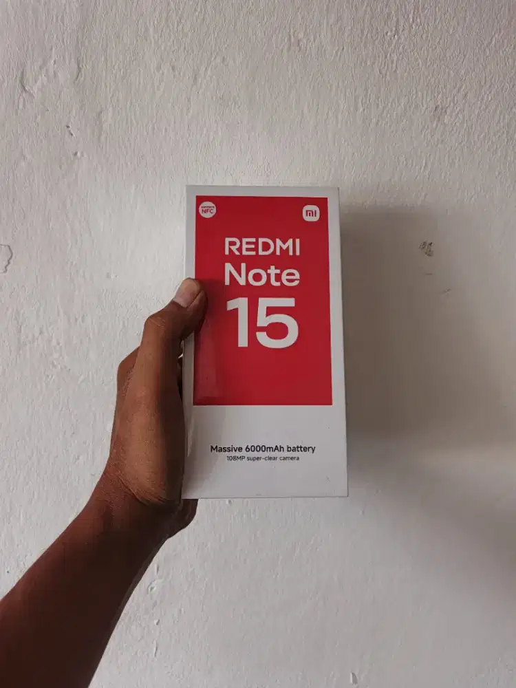 Fast Respon WA Xiaomi Redmi Note 15 8/128 garansi resmi 15bln