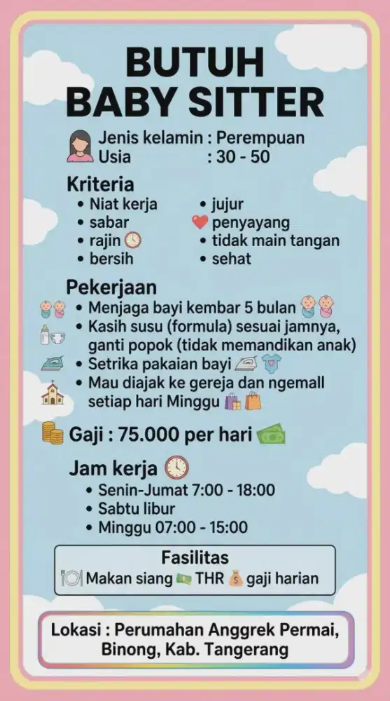 Dibutuhkan ART, area Curug, Kabupaten Tangerang