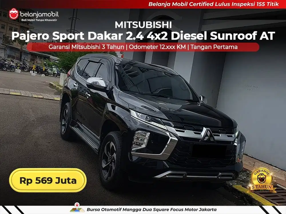 [ GARANSI 5TH ] Mitsubishi Pajero Sport Dakar 2.4 Sunroof 2025 2026
