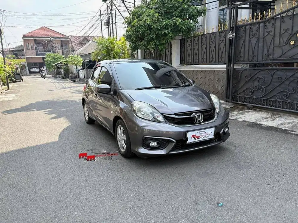 Honda Brio Satya E 1.2 AT 2017 Abu-Abu Baja