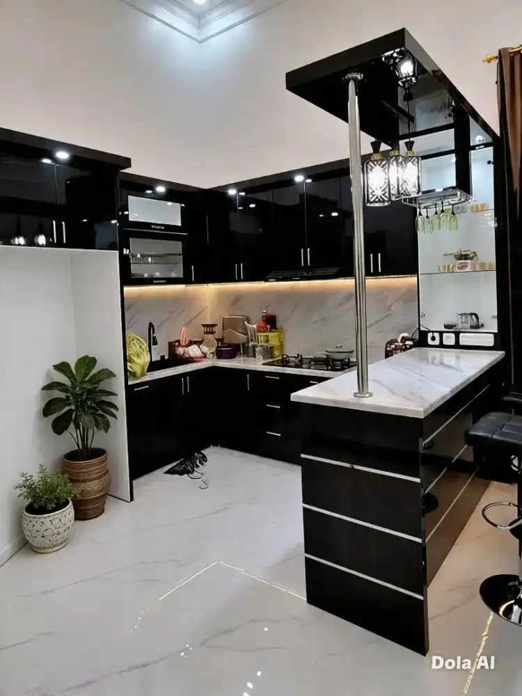 Lemari kicenset minibar minimalis modern terbaru