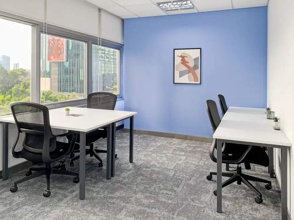 Ruang kerja fleksibel di HQ Sinarmas Land Plaza Tower 1