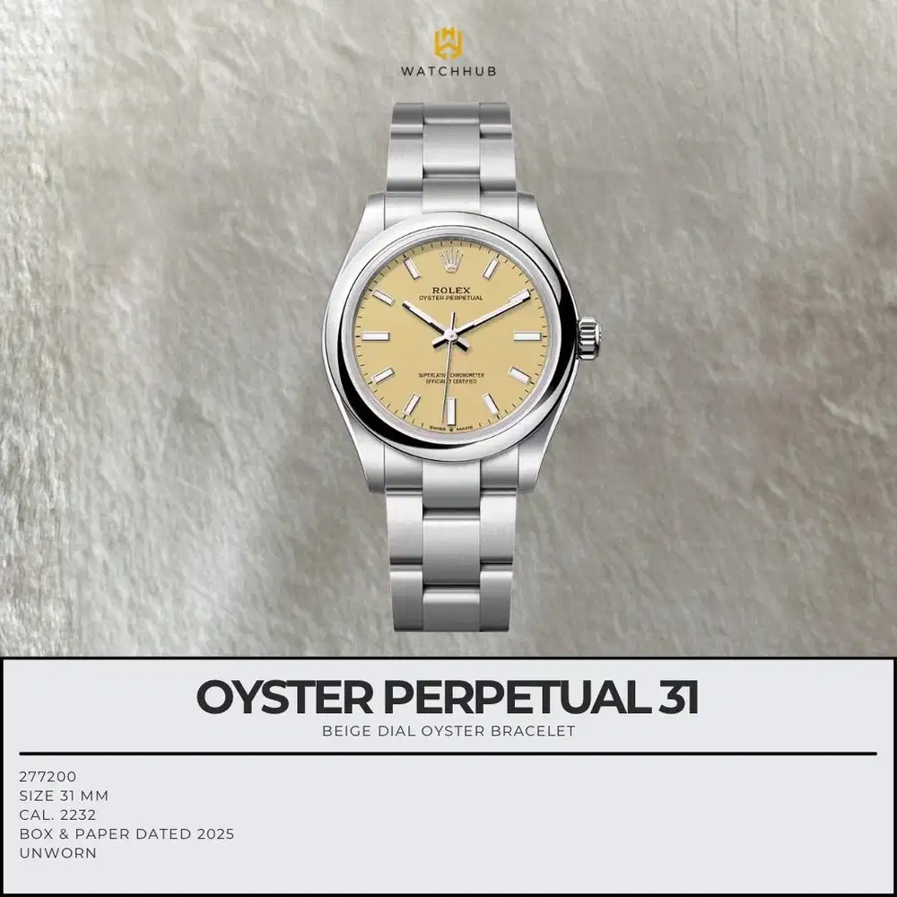 Rolex Oyster Perpetual 31 Beige 277200