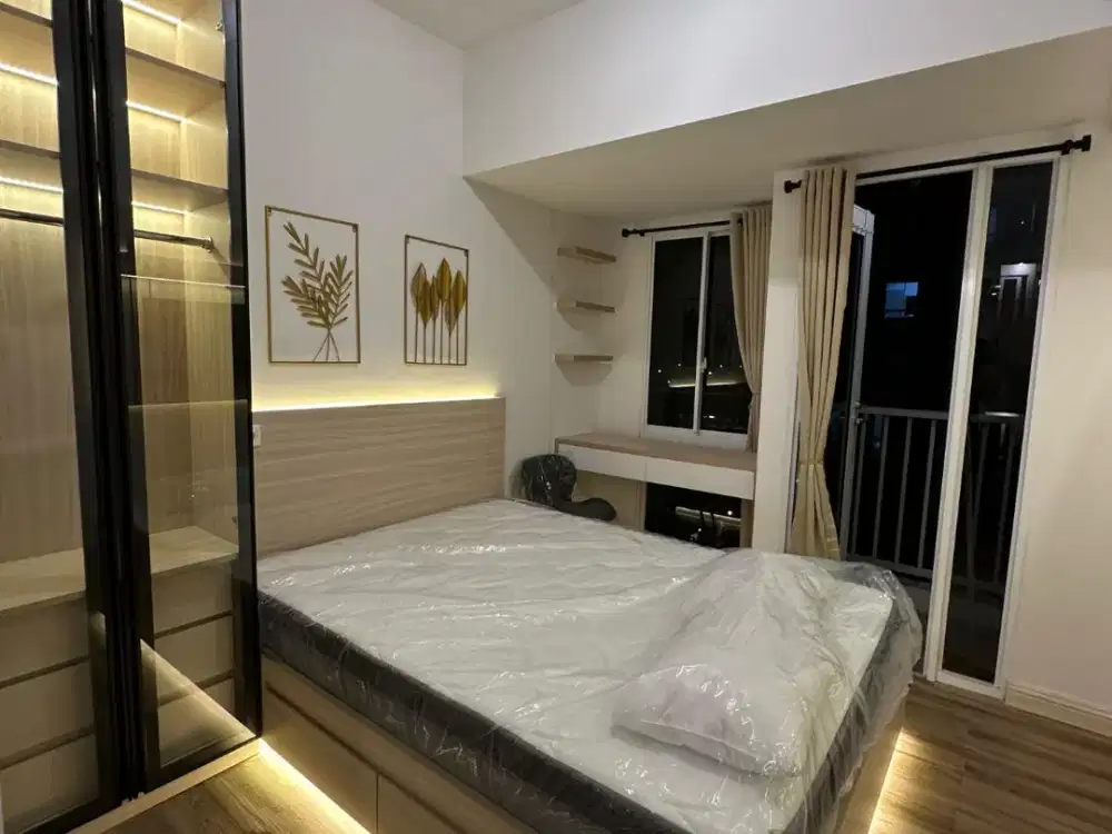 Disewakan Apartemen Tokyo Riverside Tipe Studio 21m2 Fully Furnish Mewah PIK2, Jakarta Utara