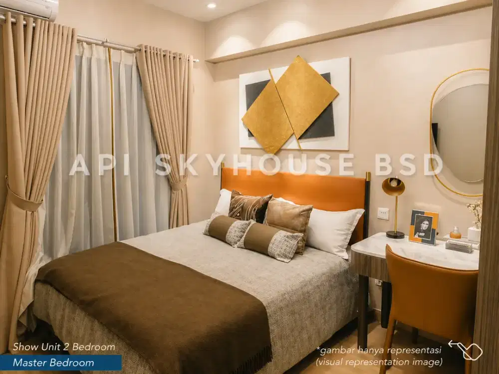 Apartemen terbaik siap huni di kawasan premium bsd samping AEON MALL BSD