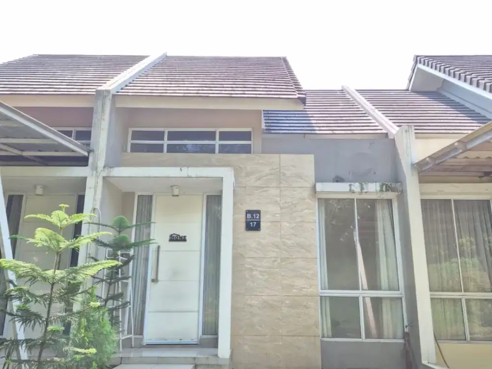Rumah depan taman di Citraland Cibubur cluster Monteverde Caryota