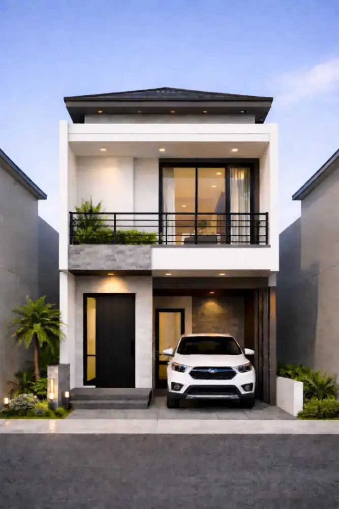 Rumah 2 Lantai dengan Lokasi strategis bebas banjir aman & nyaman