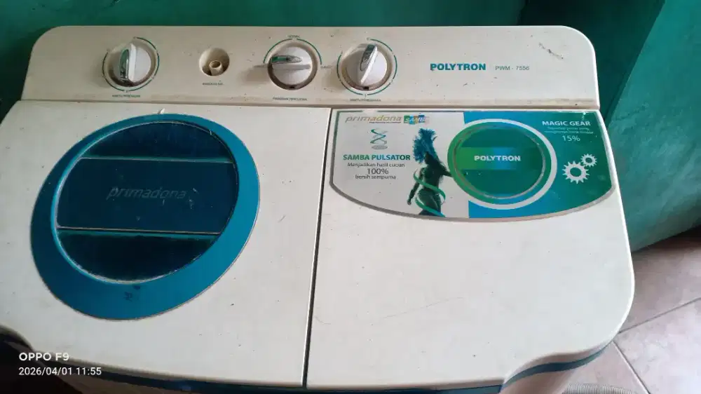 Mesin cuci 7 kg Polytron samba pulsator