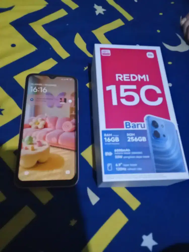 Xiaomi Redmi 15C 8/256gb Orange Muluss masih Garansi