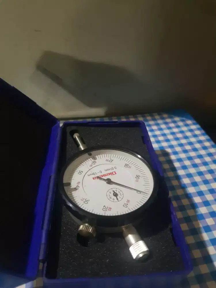 Alat ukur Tekanan diesal/Dial Gauge - Model Diesella 0.1mm, 0-10mm