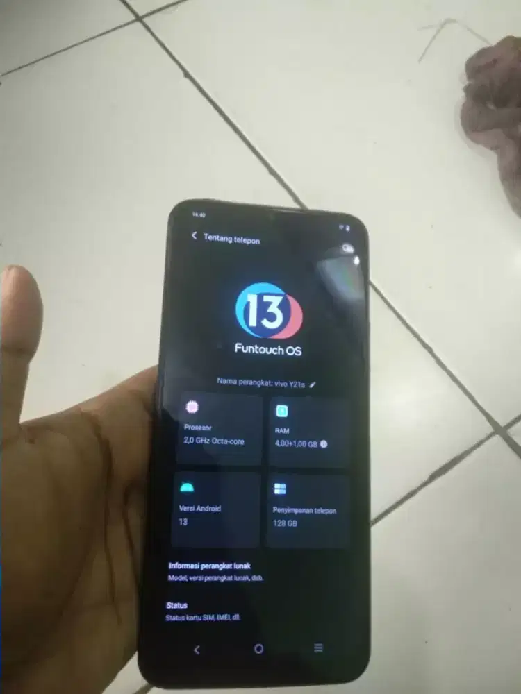 Vivo Y21S 4+1/128 (Original)