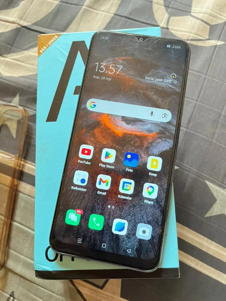 oppo a78 5g ram 8/256 no minus mulus fullset