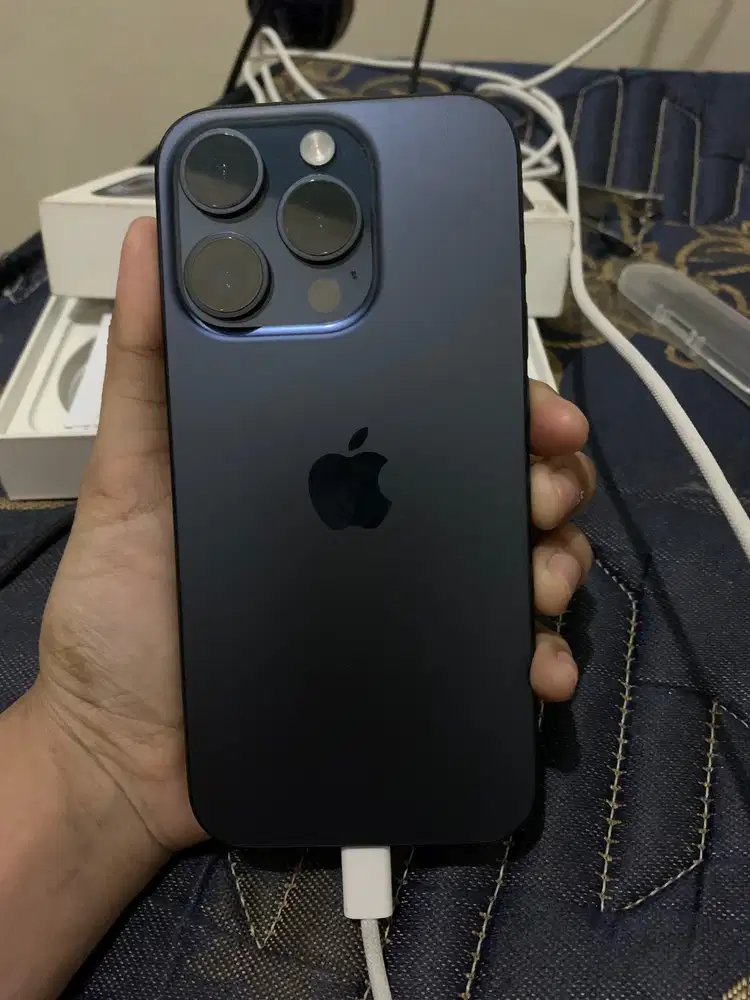 iPhone 15pro ex iBox blue titanium 128gb