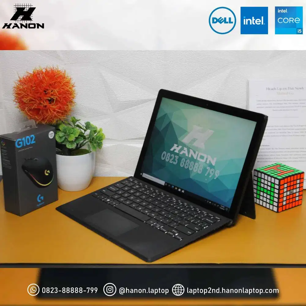 Dell Latitude 5285 Slim Ringan Core i5 Ram 8GB SSD 256GB