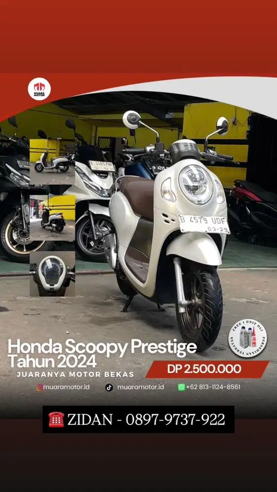 HONDA SCOOPY PRESTIGE 2024 !!!