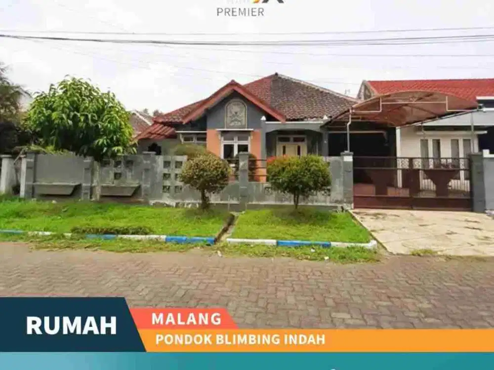 Dijual Murah Rumah Dengan Taman Luas Dan Asri di Boulevard PBI, Araya Malang