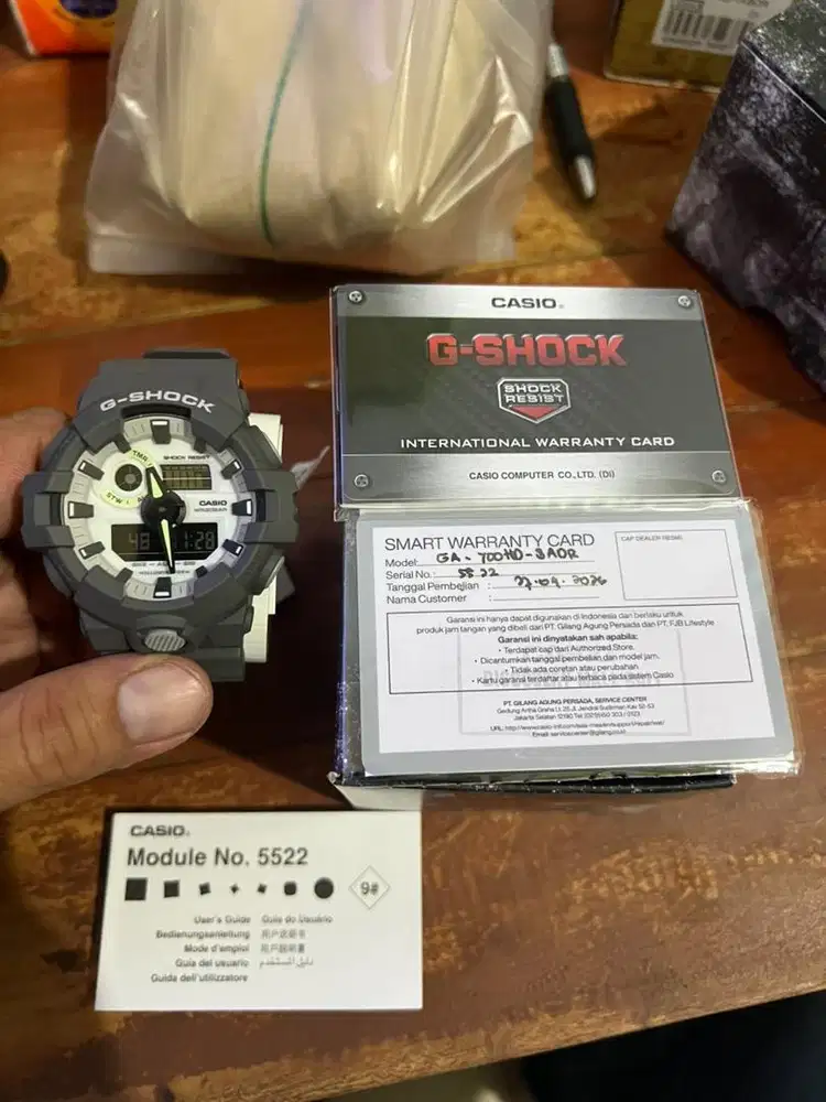 Jam tgn G-shock Ga 700 HD 8ADR